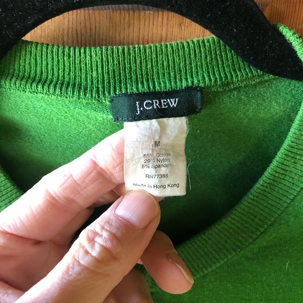J Crew Lightweight Cotton Blend Cardigan Sz Medium - Picture 2 of 4